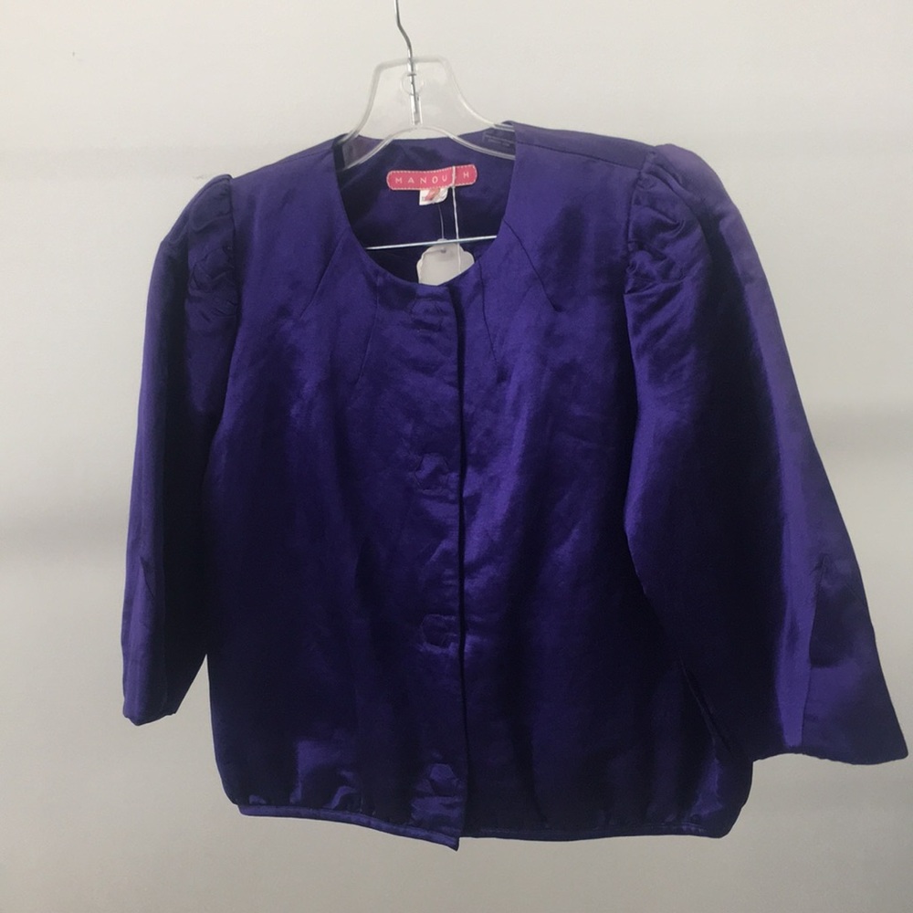 Manoush silk Cropped Jacket
